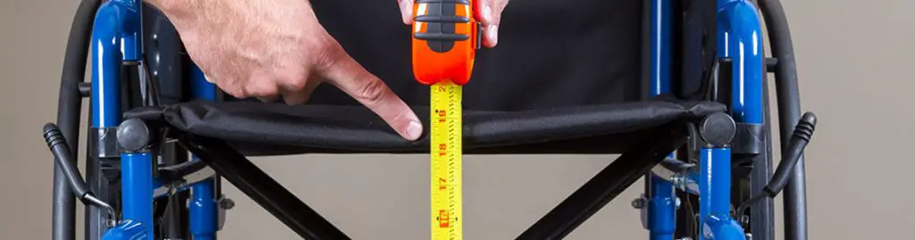 how to measure for a wheelchair